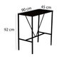 Hanah Home Juego de Mesa y Taburetes de Bar de 5 Piezas Nordic - Cream